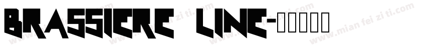 Brassiere Line字体转换